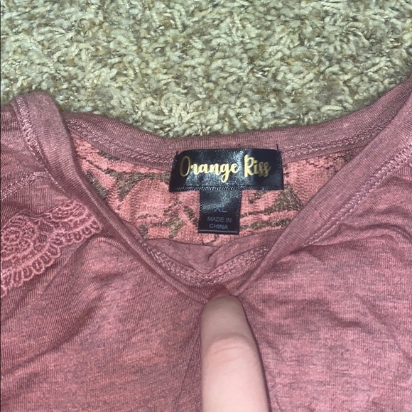 Orange Riss top - Picture 3 of 3